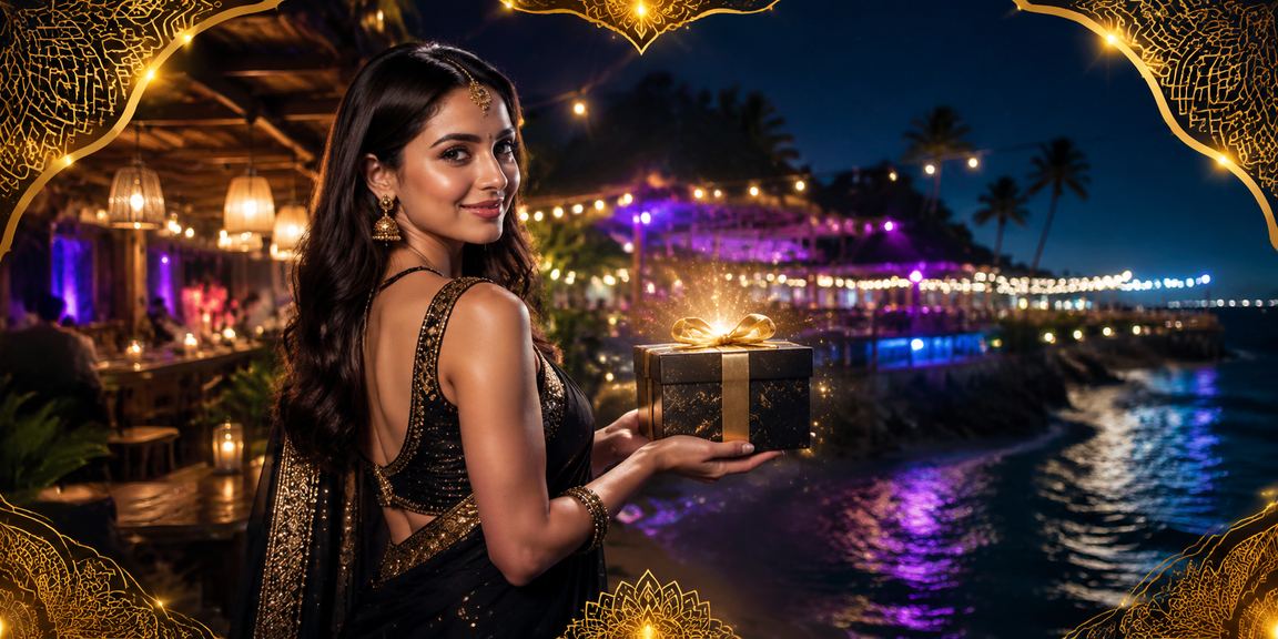 Indian player depositing funds on mobile beachside